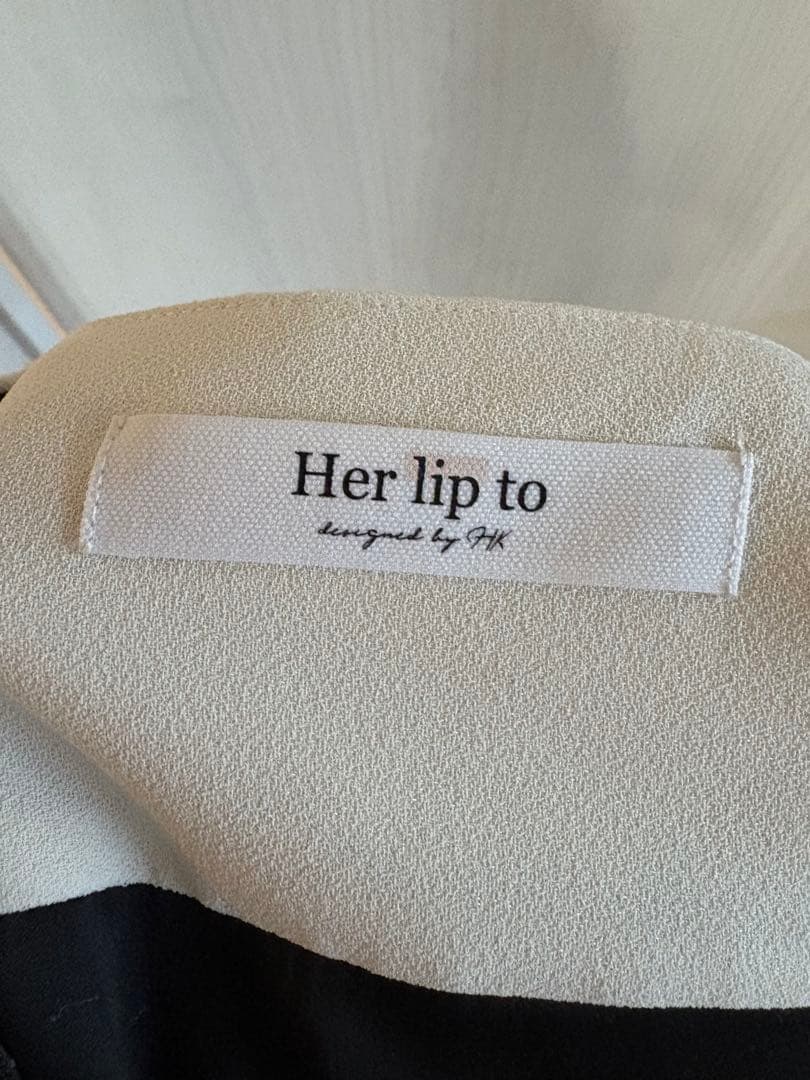 サロペット・オーバーオール・オールインワン Herlipto Two Tone Ribbon Romper S