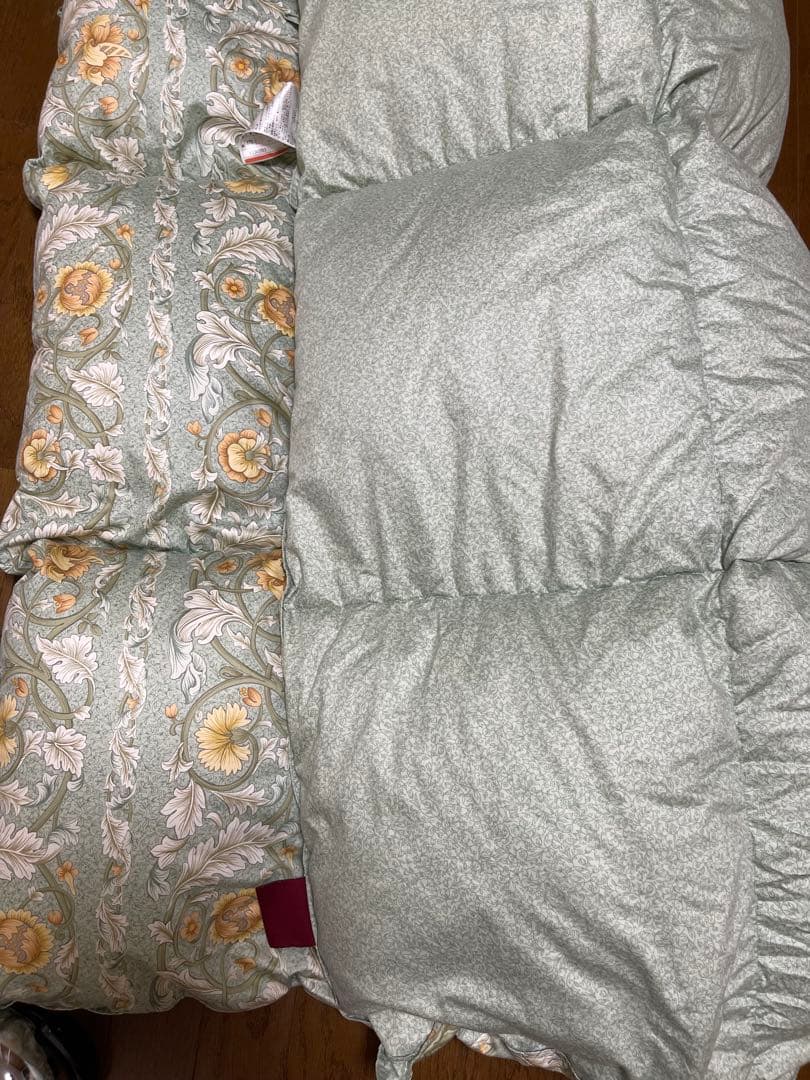 ロマンス小杉　日本製羽毛布団　ダワン90％１５０×２１０