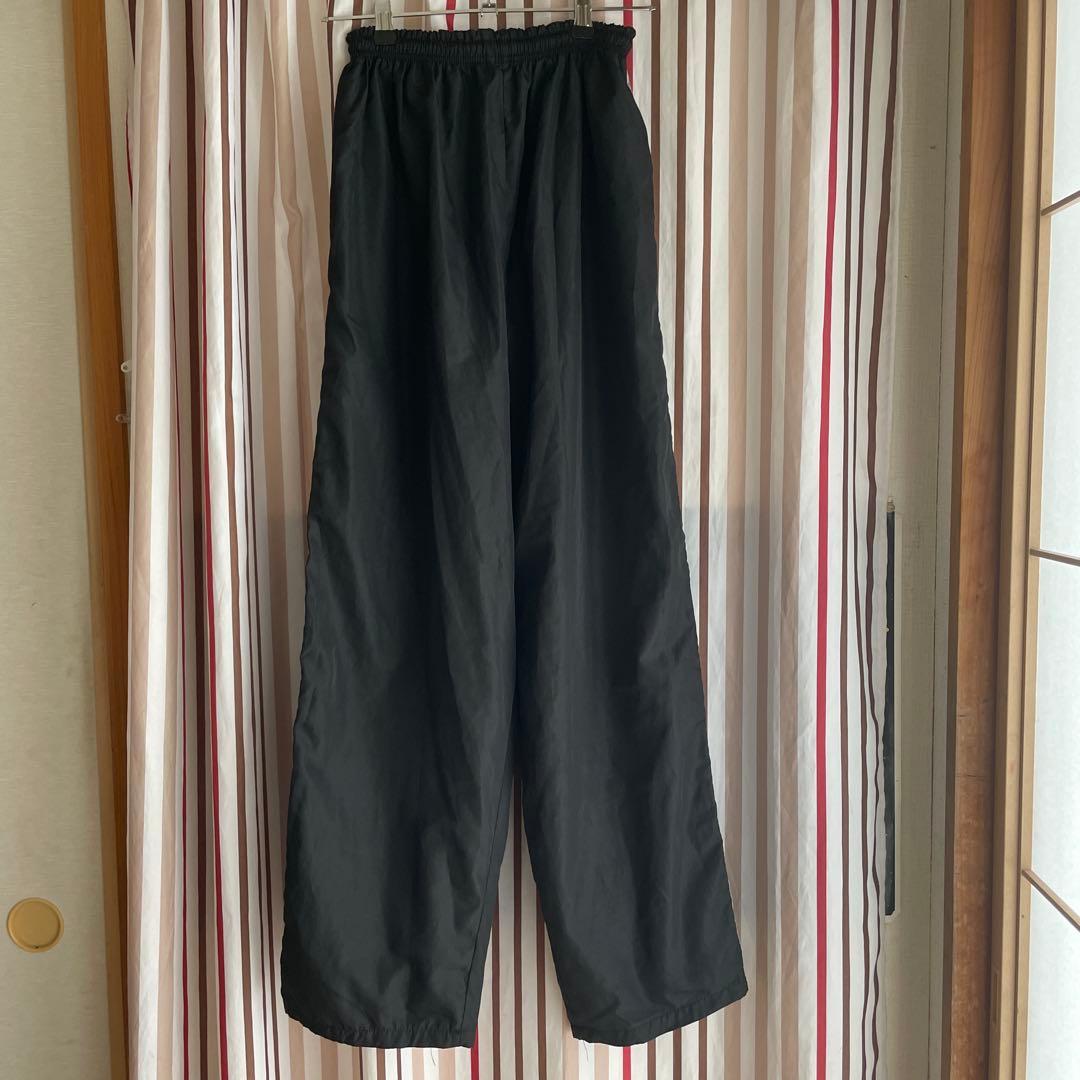 Stüssy 黒 ジャージパンツ ウエスト調整可能