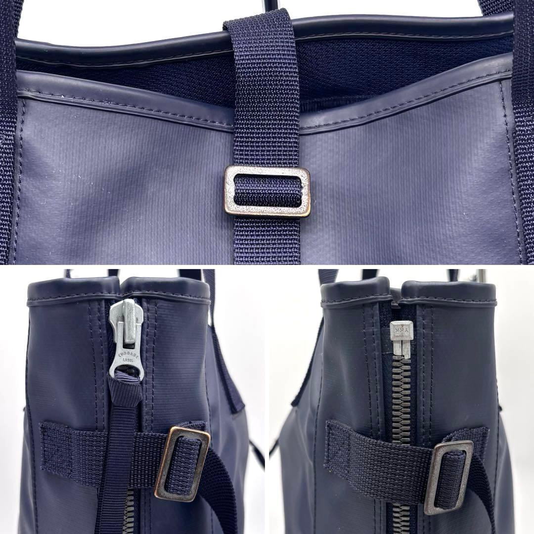 ✨良品✨ラゲッジレーベル　トートバッグ　ニューライナー　青バッテン　A4可