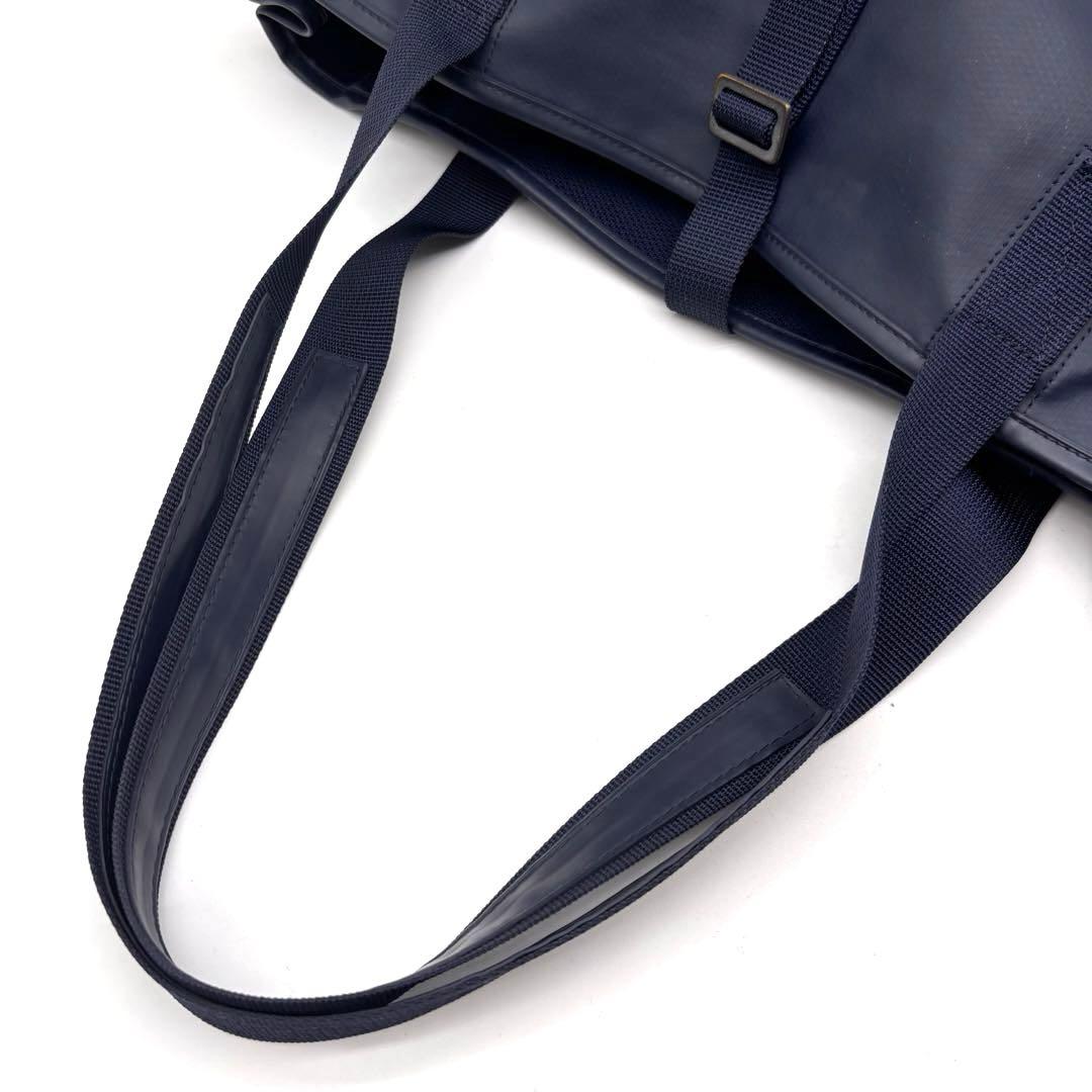 ✨良品✨ラゲッジレーベル　トートバッグ　ニューライナー　青バッテン　A4可