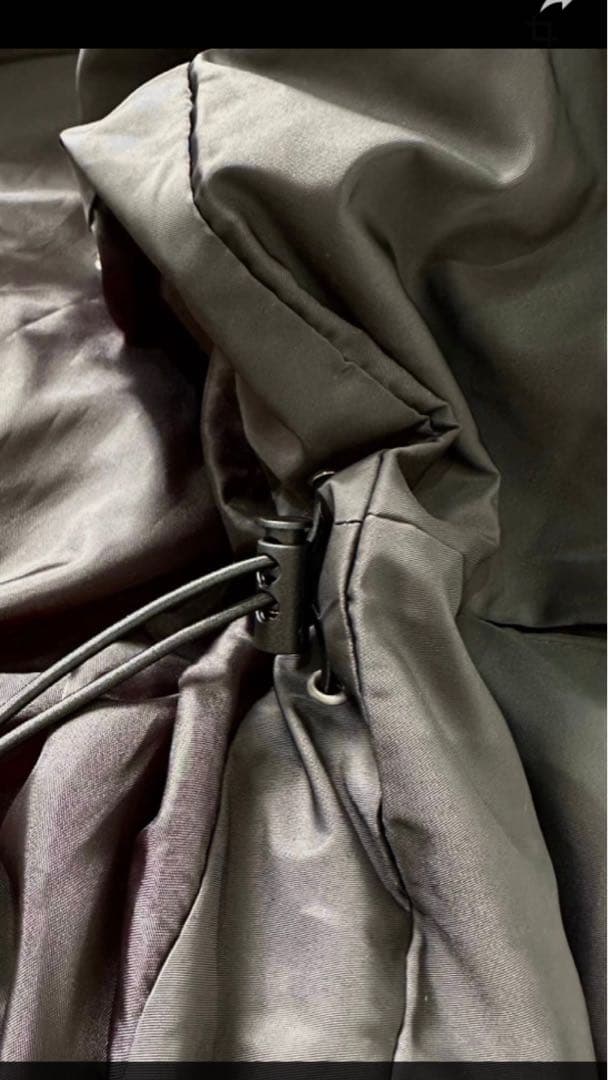 ブラック ショートダウンジャケット