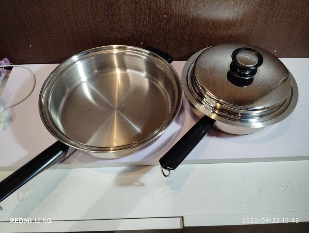 アムウェイ クイーン クックウェア セット フライパン 鍋 未使用品 中古品有り