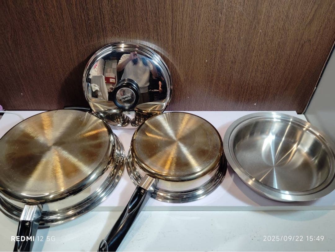 アムウェイ クイーン クックウェア セット フライパン 鍋 未使用品 中古品有り