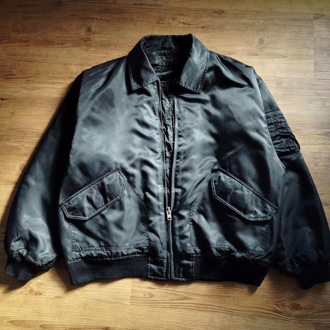 ヴィンテージCWU-45pフライトジャケット 90s YBSジッパーma-1美品