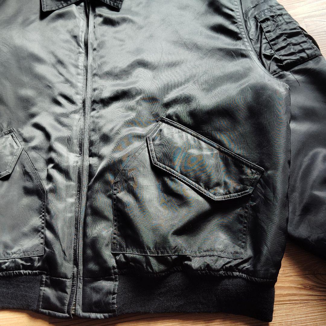 ヴィンテージCWU-45pフライトジャケット 90s YBSジッパーma-1美品