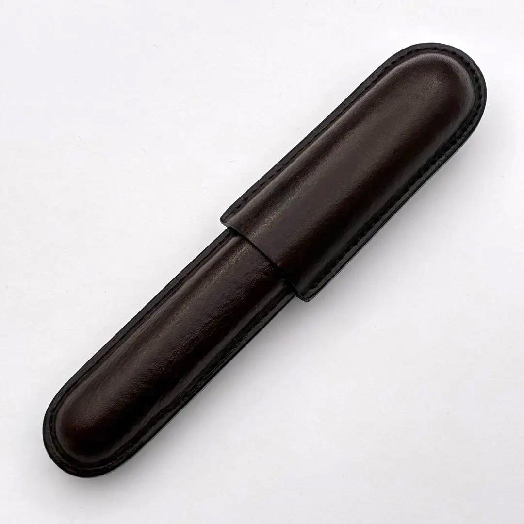 Hans Oster ハンス・オスター ペンケース チューブタイプ こげ茶