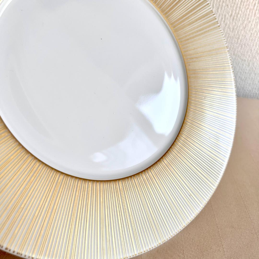 ★新品未使用　超美品★フランス　BERNARDAUDゴールドプレート　デザート皿