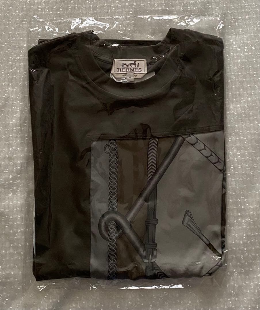 エルメス　メンズ　半袖　Tシャツ　完璧なコース　シルク　コットン　カシミヤ　新品