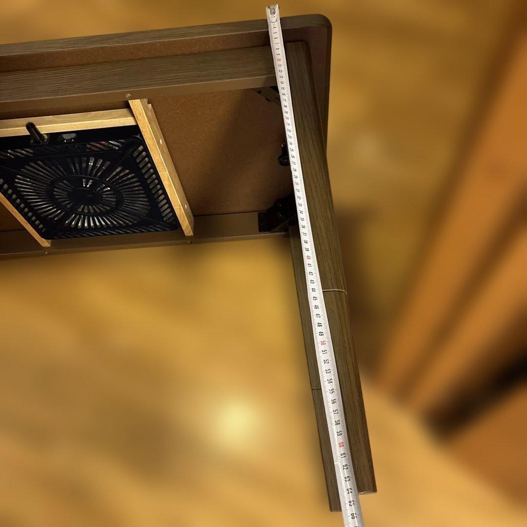 ユアサ　フェリス90E(BR) ソファに合わせる2WAYこたつ ブラウン