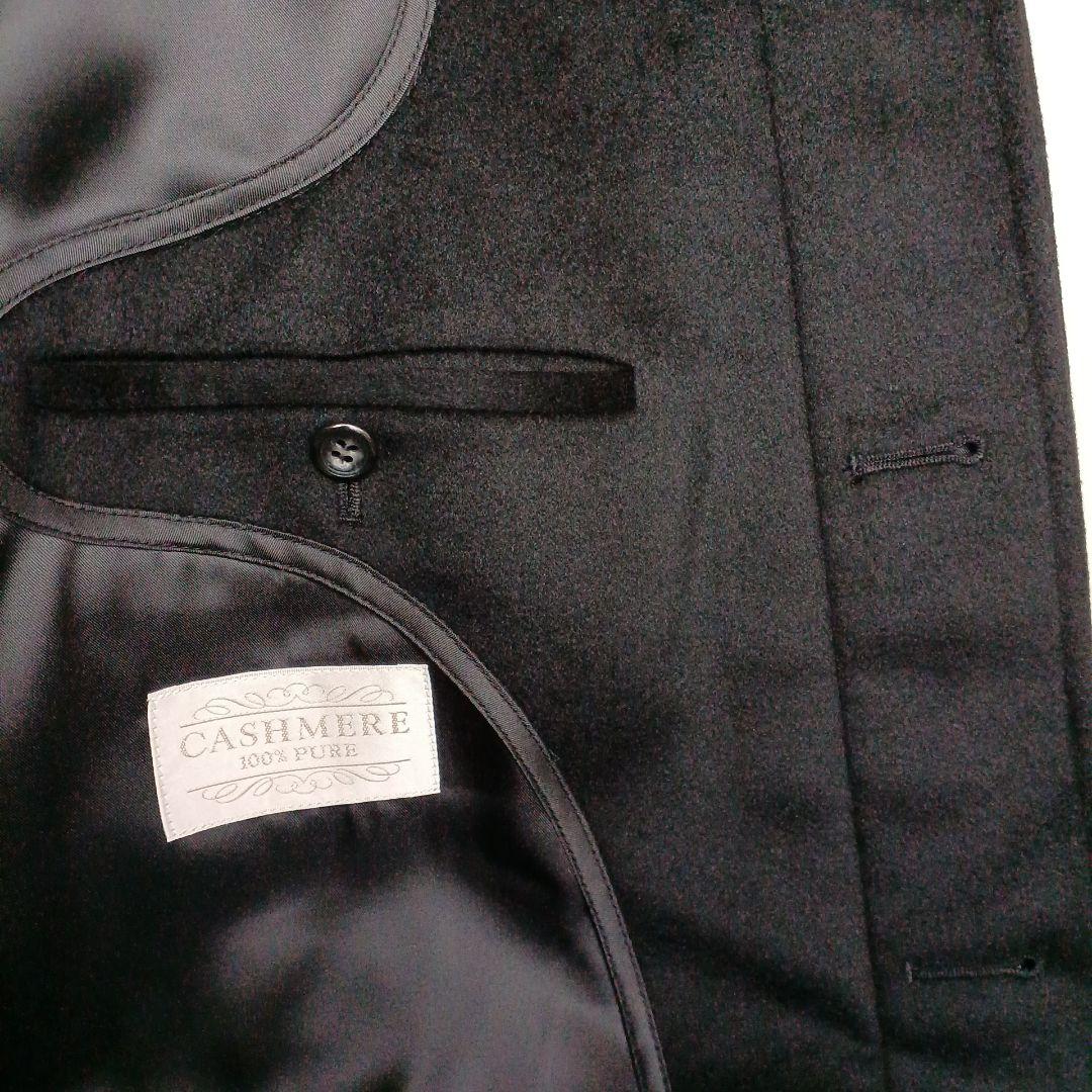 Wind Armor　カシミヤコート　サイズL 黒　ハンガー付　カシミヤ100%