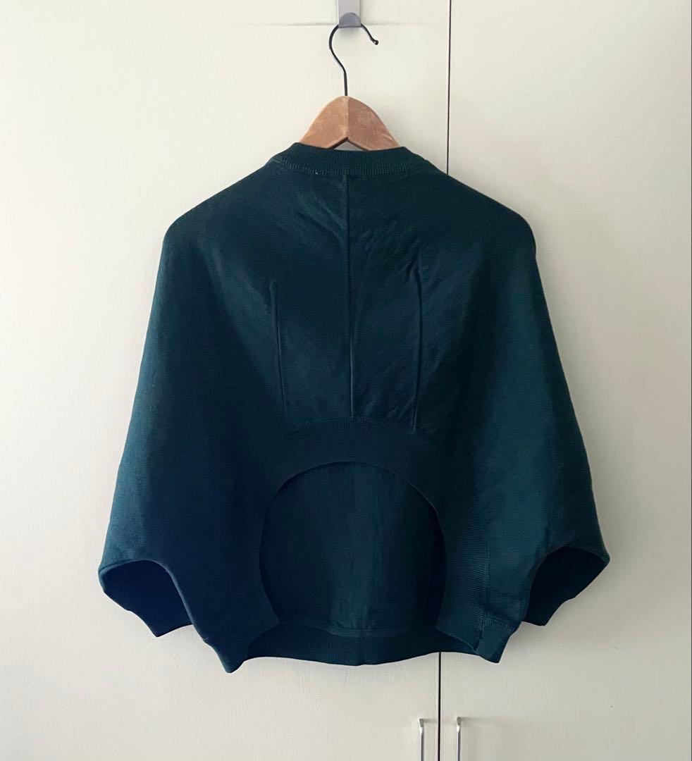 MARNI グリーン カッティングデザインニット