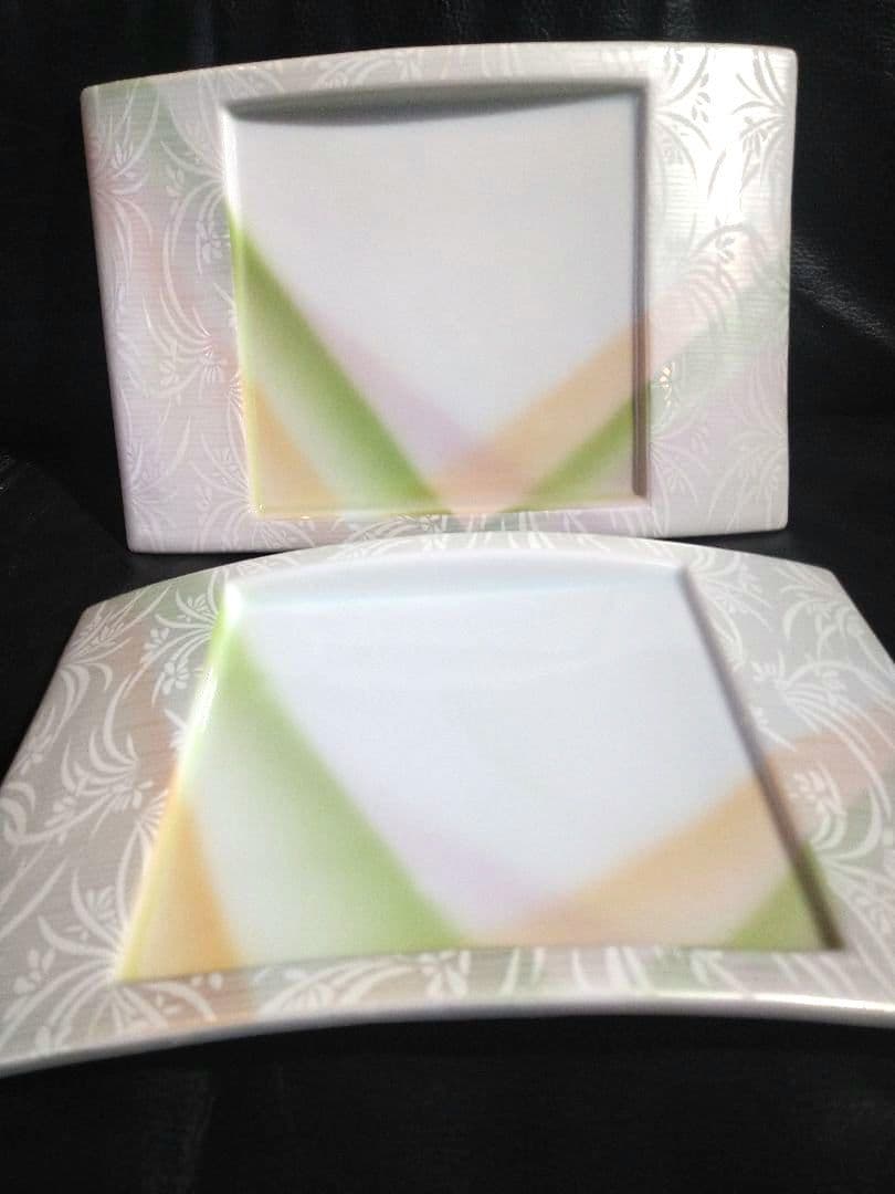 ♥ホームパーティー用♥美濃焼 ・名作良峰作高級浮き上り銀彩皿⬛５種豪華1セット