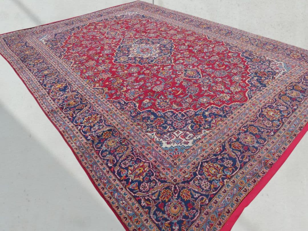 大判　ペルシャ絨毯　410×296cm　イラン産　手織り