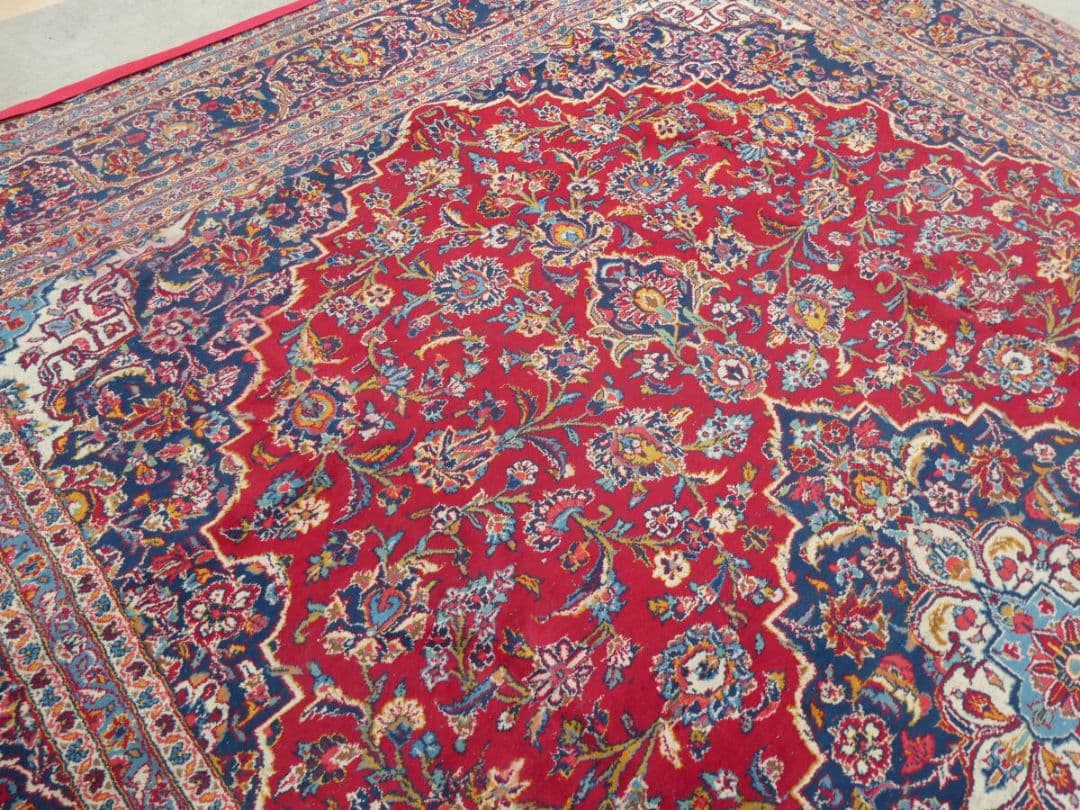 大判　ペルシャ絨毯　410×296cm　イラン産　手織り