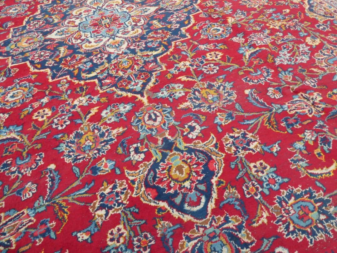 大判　ペルシャ絨毯　410×296cm　イラン産　手織り