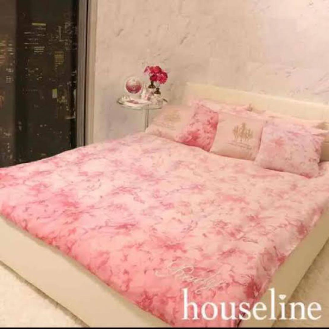 Rady パステルフラワー布団掛けカバー&ピロケースセット　ダブル　新品