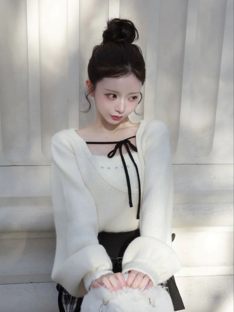 Darich アシメレイヤードニットトップス ダーリッチ 【新品タグ付き】♡