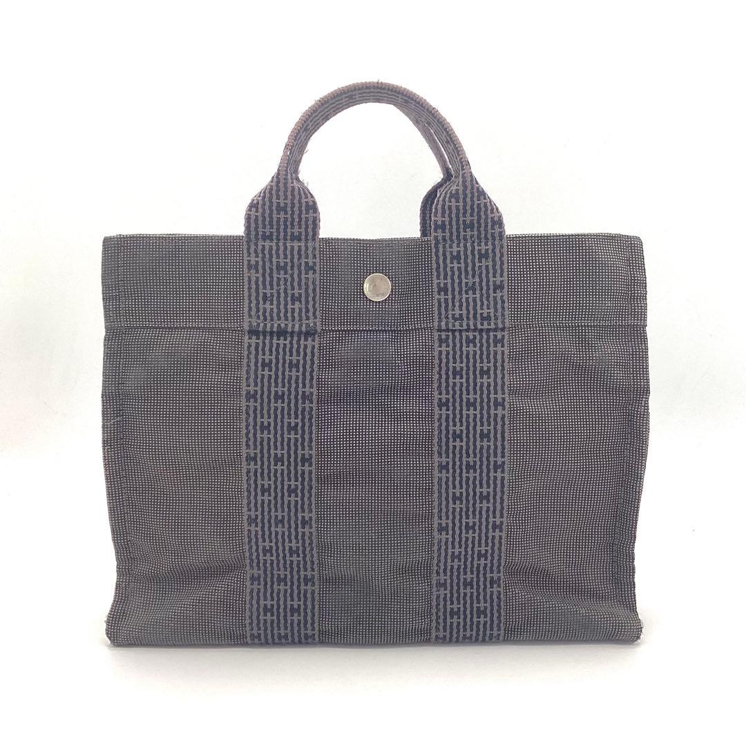 エルメス　エールラインPMトートバッグ　メンズ　レディース　男性　女性　ナイロン