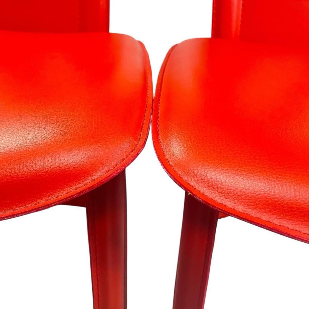 【廃盤・2脚セット】IDC大塚家具「ハイバックチェア」ミッドセンチュリー モダン