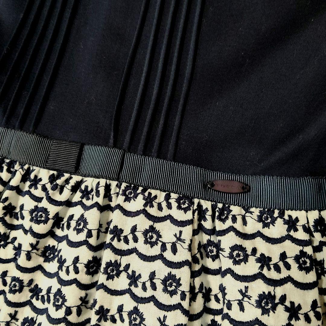 TOCCA トッカ　フォーマルワンピース　ドレス　150cm　花柄刺繍　日本製