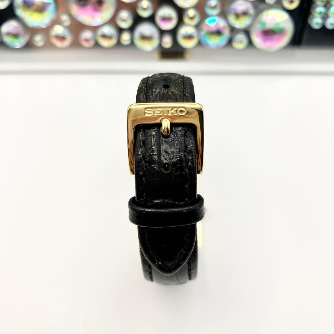 【美品】SEIKO　セイコー　レディース　腕時計　V115　ソーラー　純正ベルト