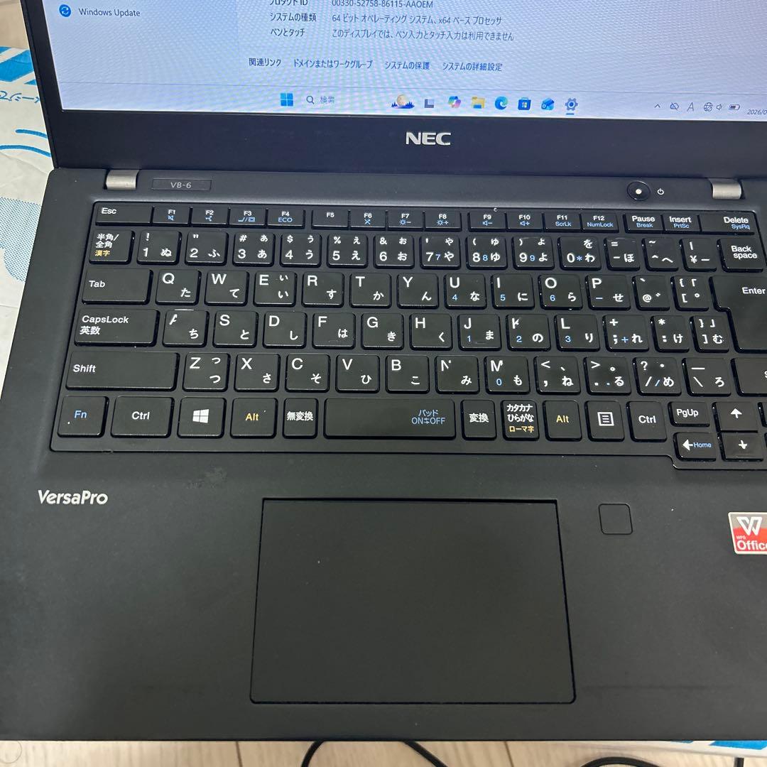 NEC VersaPro ノートPC Intel i5 8GB 477GB