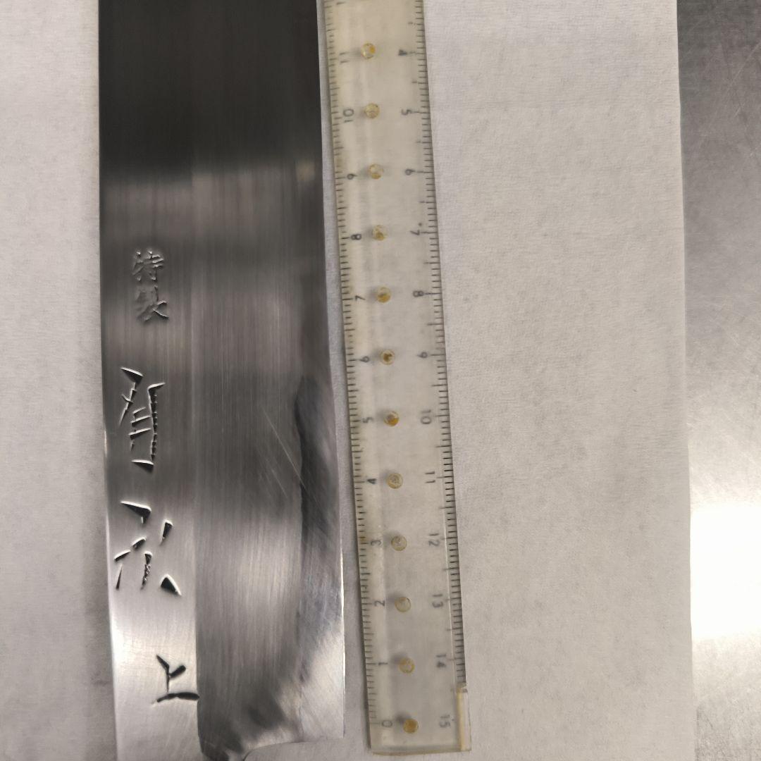 京都有次薄刃包丁上霞19.5cm