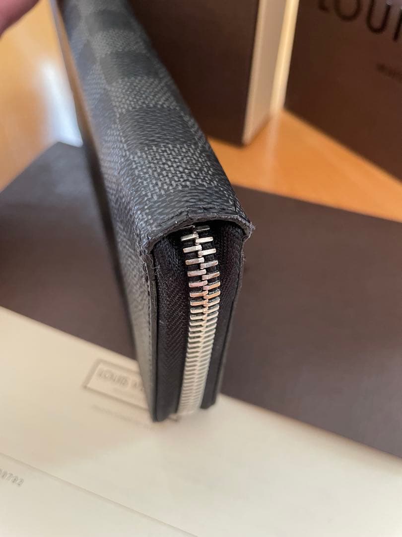 ルイヴィトン Louis Vuitton ダミエ 長財布 ブラック 2015年