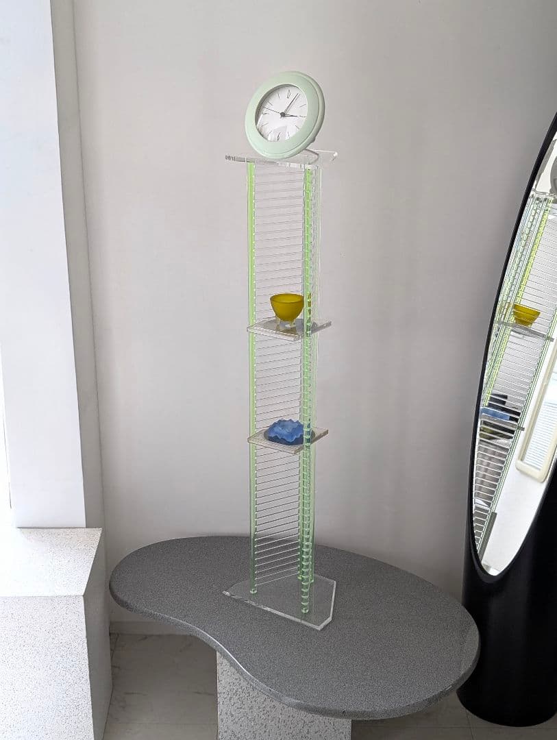 90s ヴィンテージ CDラック レトロポップ ポストモダン スペースエイジ