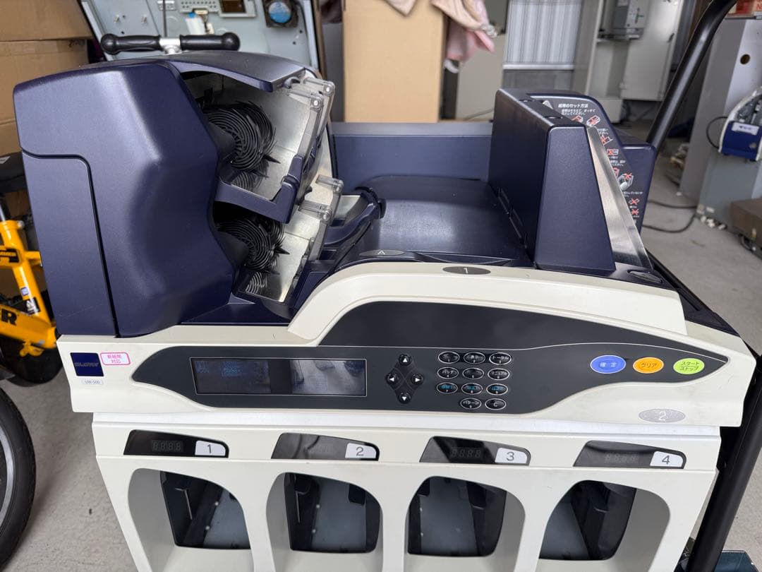 グローリー　UW-500JP 紙幣整理機　新紙幣対応済み　ベルト張り替え済み