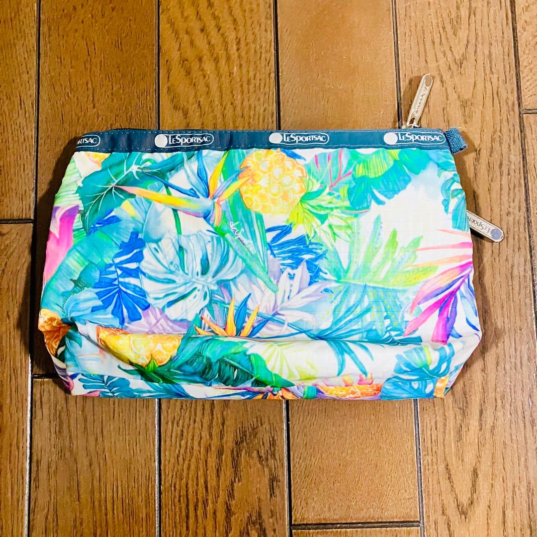 ポーチ付！新品未使用レスポートサック ハワイ限定 ウルヴェヒ柄ボストンバッグ