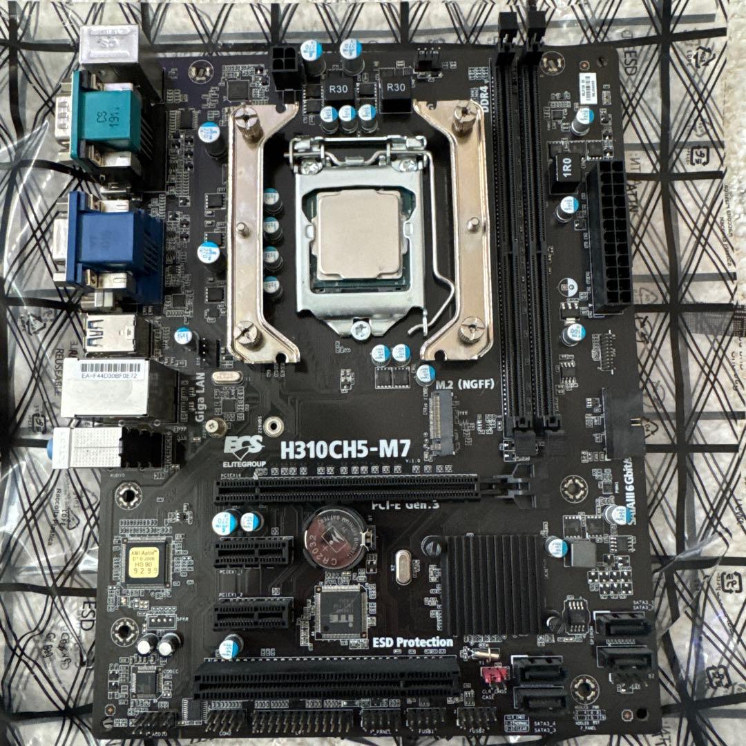 中古Intel core i7 8700K+マザーボード