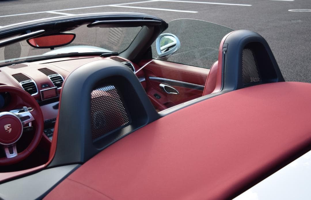 ウインドディフレクター (ポルシェ ボクスター)981/982 クリアタイプ