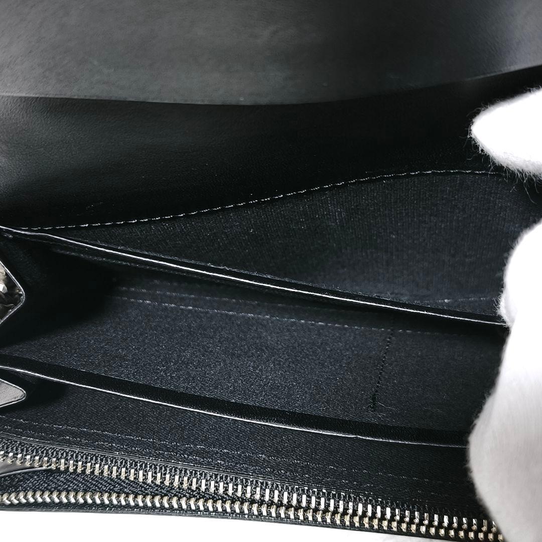 Bloody Mary 本革 レザー 長財布 鳥 羽 ブラック