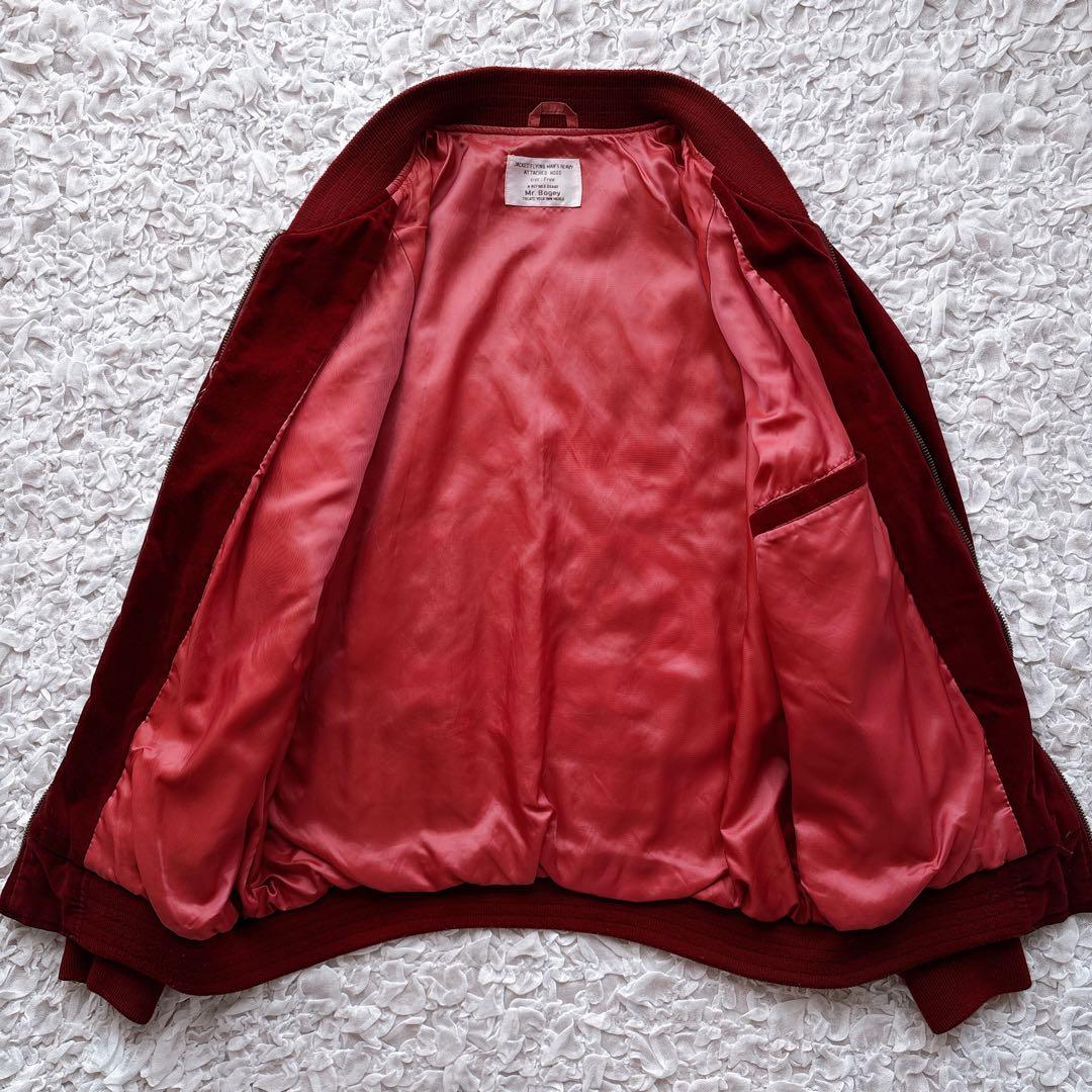 Mr. Bogey スカジャン ベロア 別珍 龍 ドラゴン ビッグ刺繍