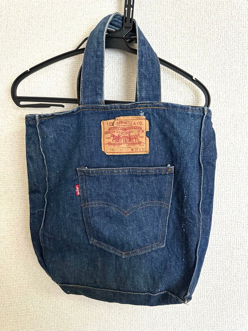 80s リーバイス　デニム　トートバッグ
