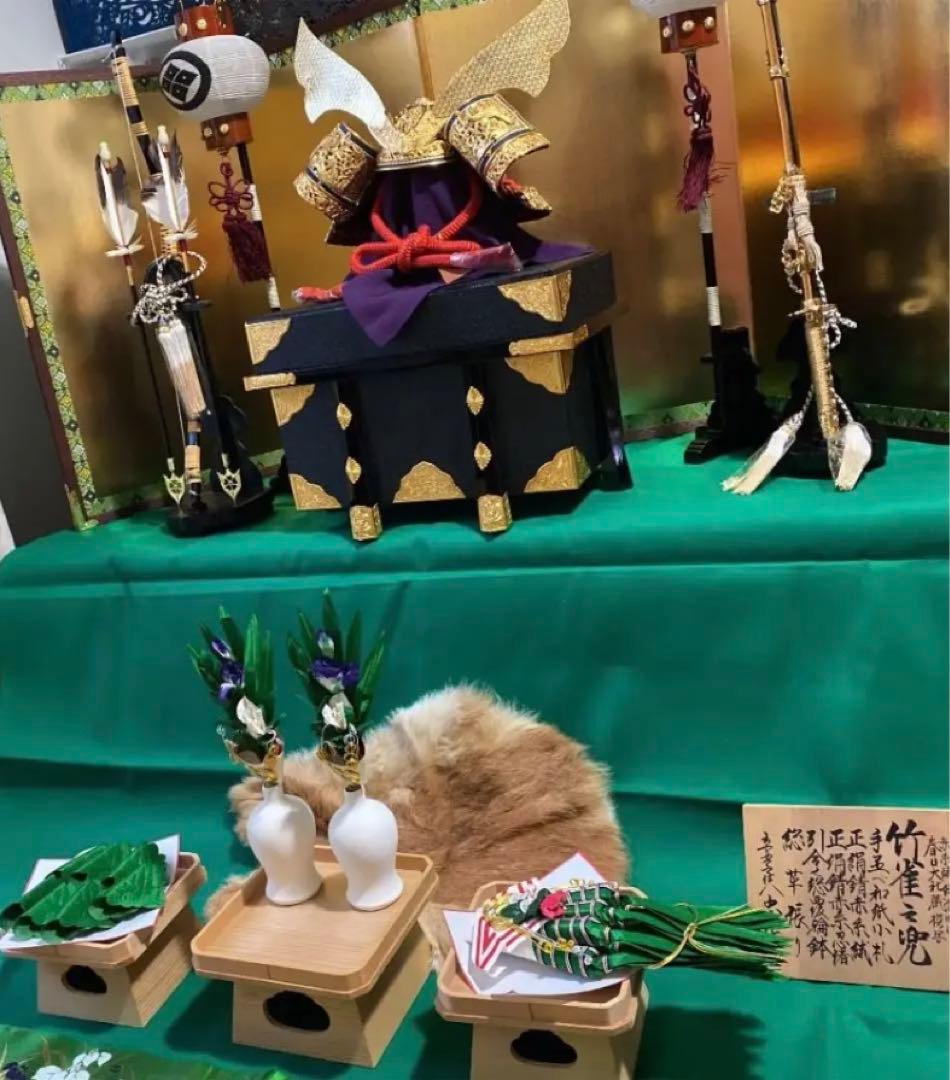 桂甫作 安藤人形店 兜飾りセット