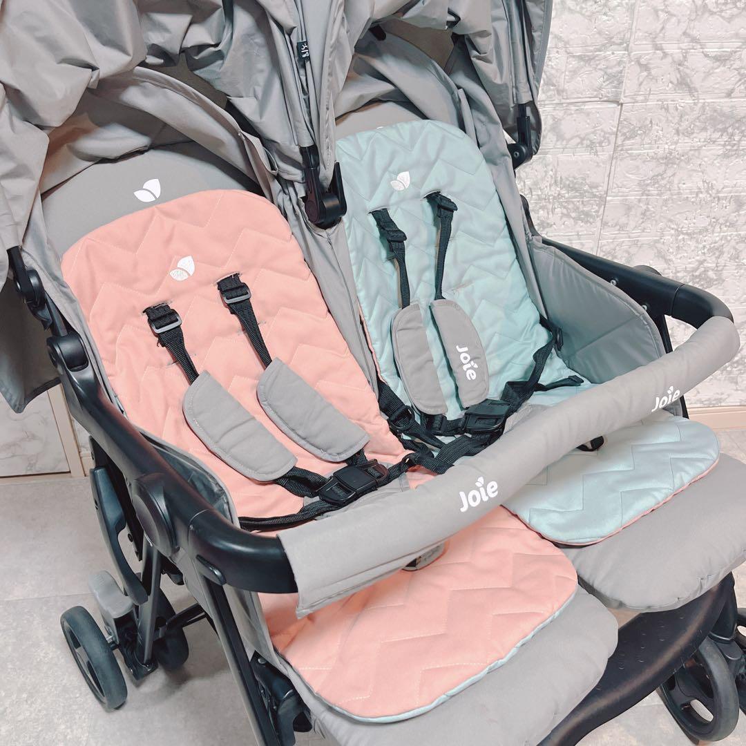 【良品】Joie エアツイン 横型2人乗りベビーカー