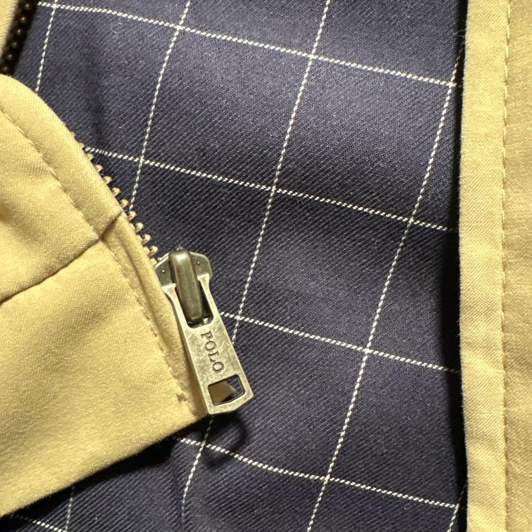 極美品　ポロバイラルフローレン　スウィングトップ　短丈　ポニー刺繍　ベージュ