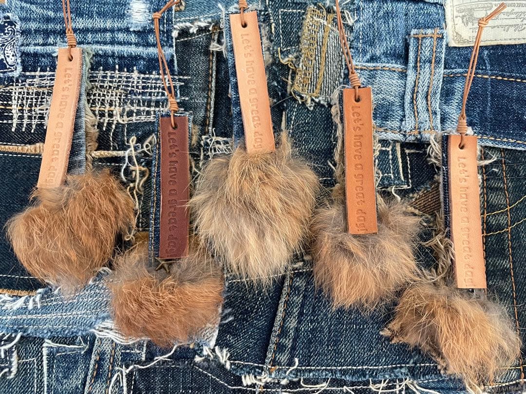 リアルラビットファーᕱ⑅︎ᕱチャームセットෆ‪