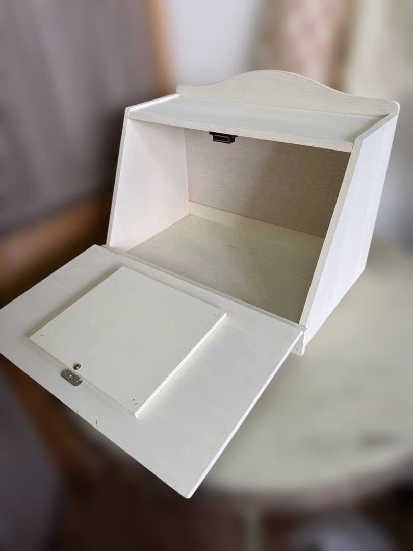 薔薇が上品なシェルブールのブレットBOX 試作品　キッチン　リビング収納