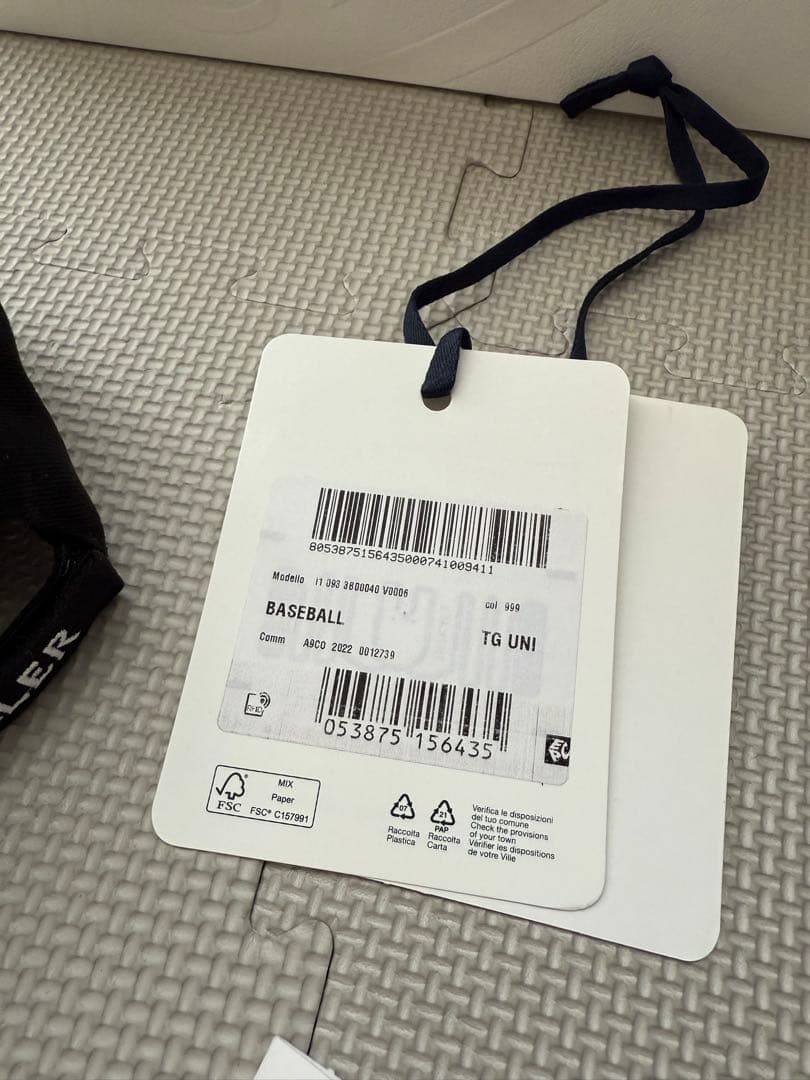 ユニセックスモンクレールベースボールキャップ黒