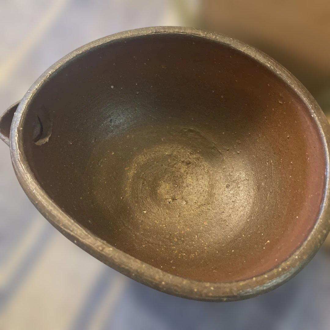 備前焼　片口鉢　柴岡紘一作