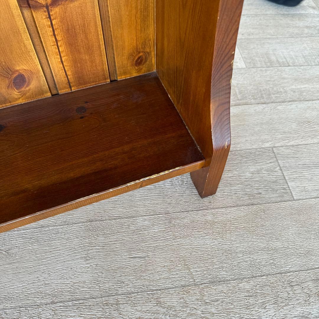 イタリア　飾り棚　オープンラック　バーカウンター　棚