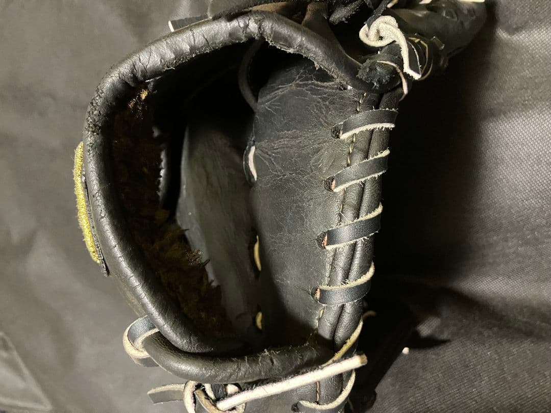 タ*カ様 ミズノプロ 硬式 内野手用 グラブ H14203 黒 高校野球対応 メ