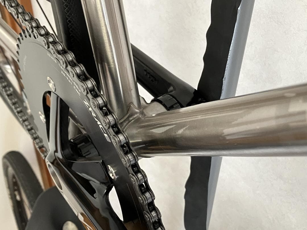 レイノルズ921ステンレスピストバイク EmmeAkka新品パーツ多数同梱