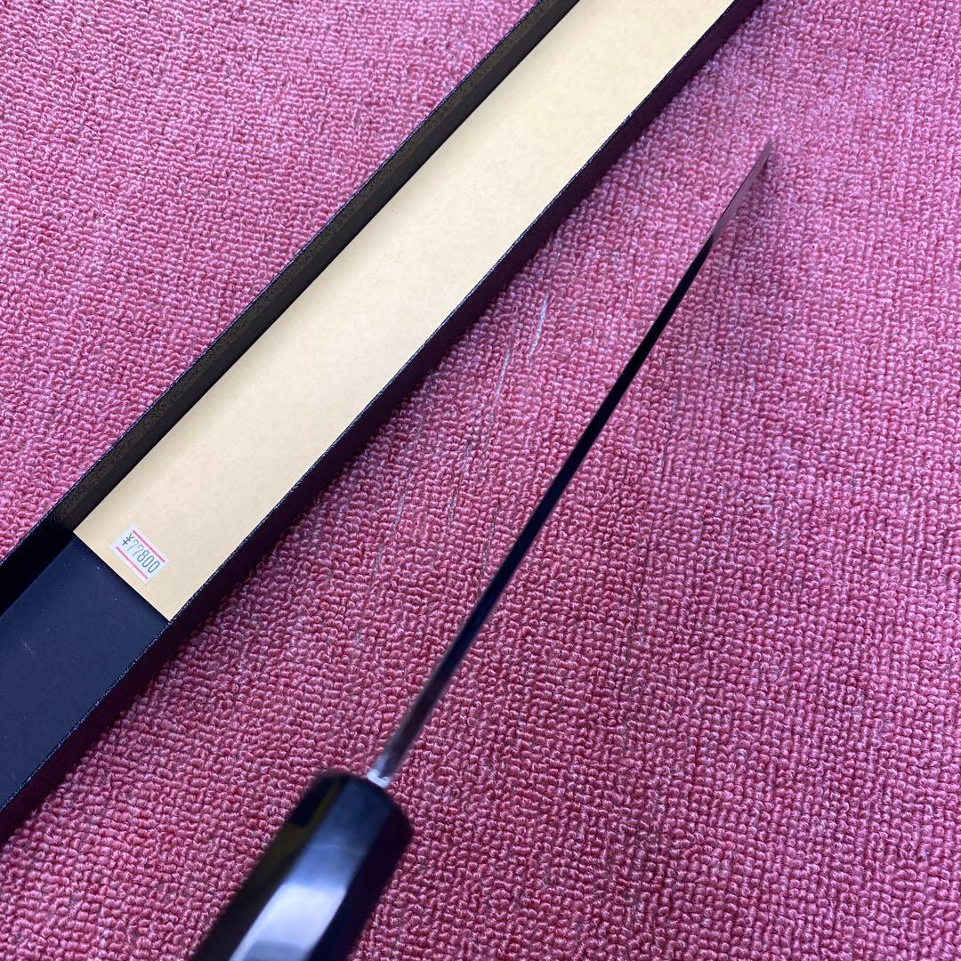 日本鋼(sk-5) 本焼き　柳刃包丁　300㎜ 尺0寸と身卸包丁210㎜のセット