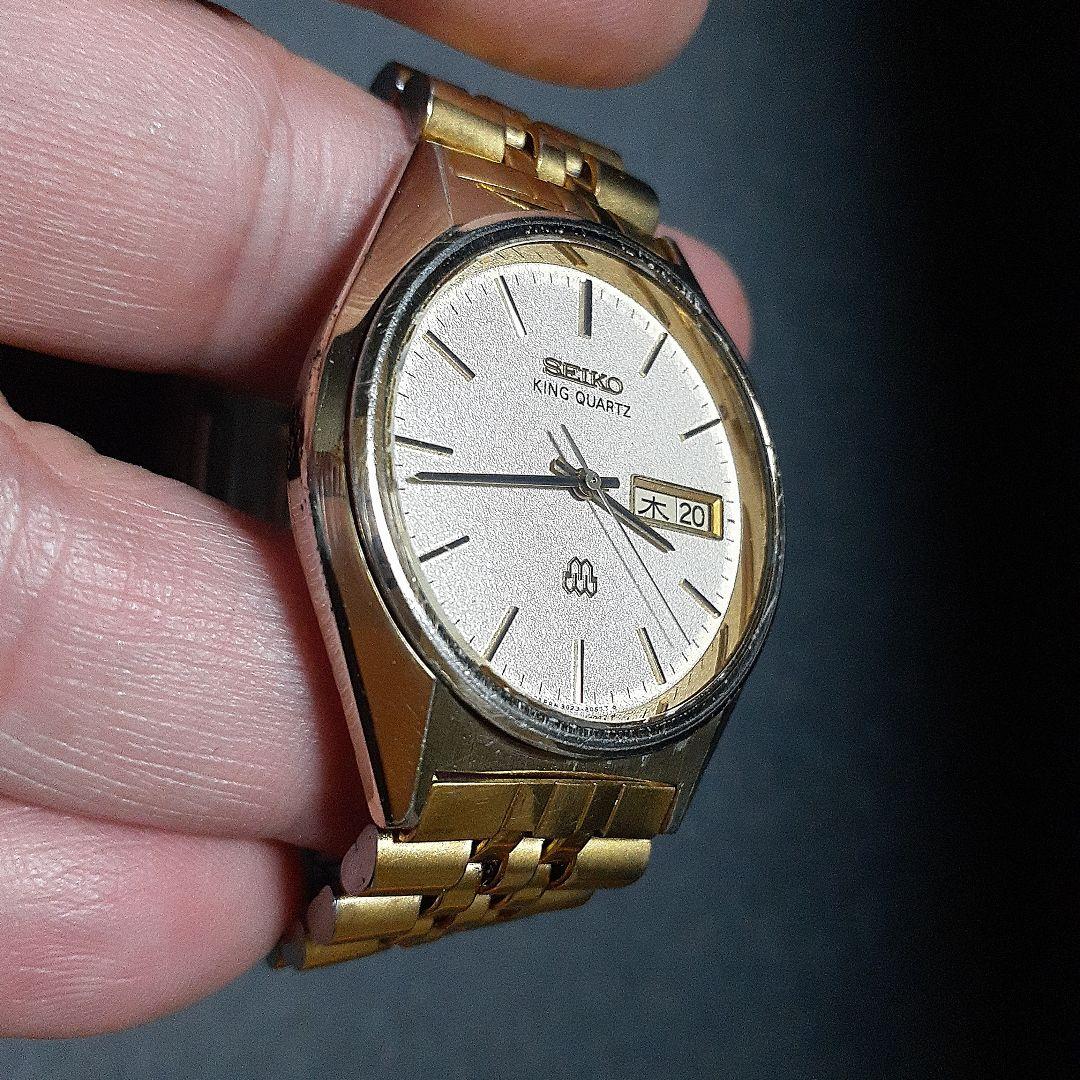 SEIKO キングクォーツ men's腕時計 稼働品