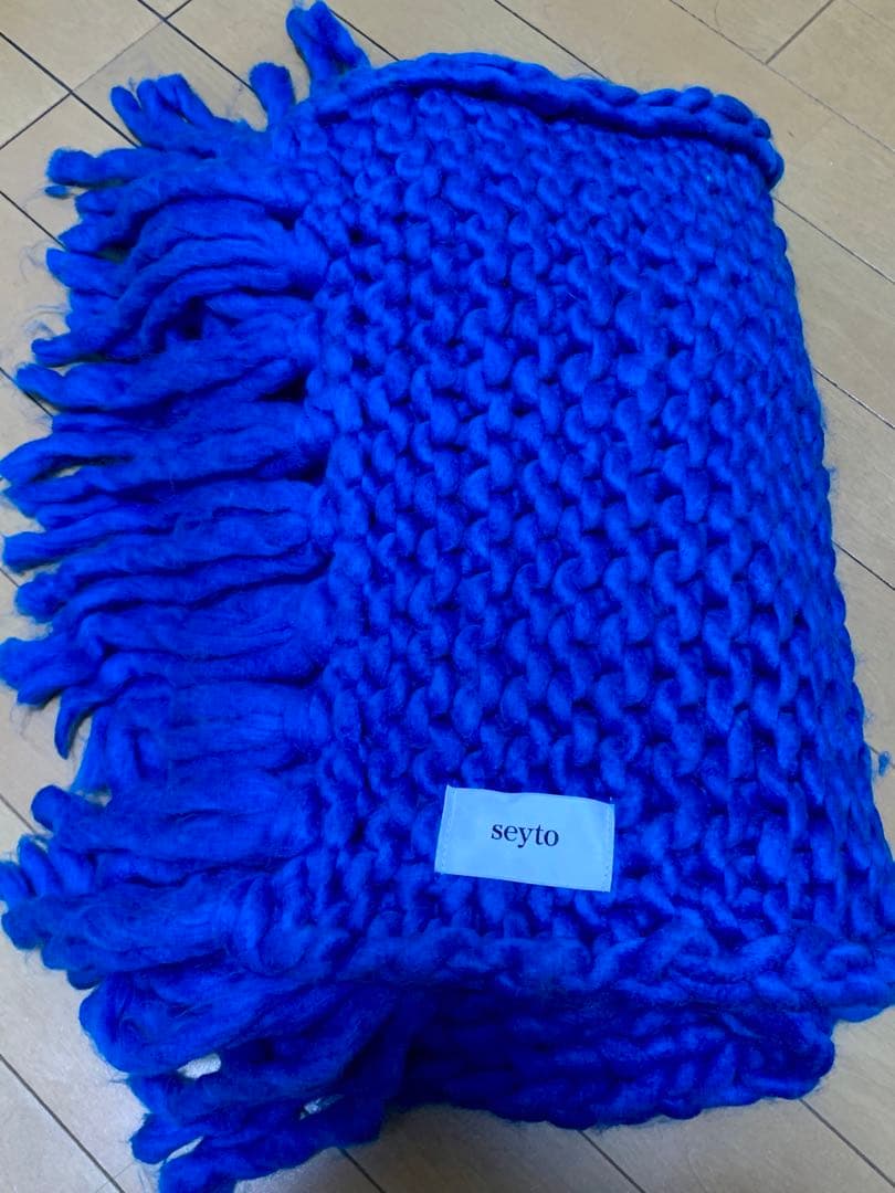 seyto ハンドメイドボリュームチャンキーマフラー